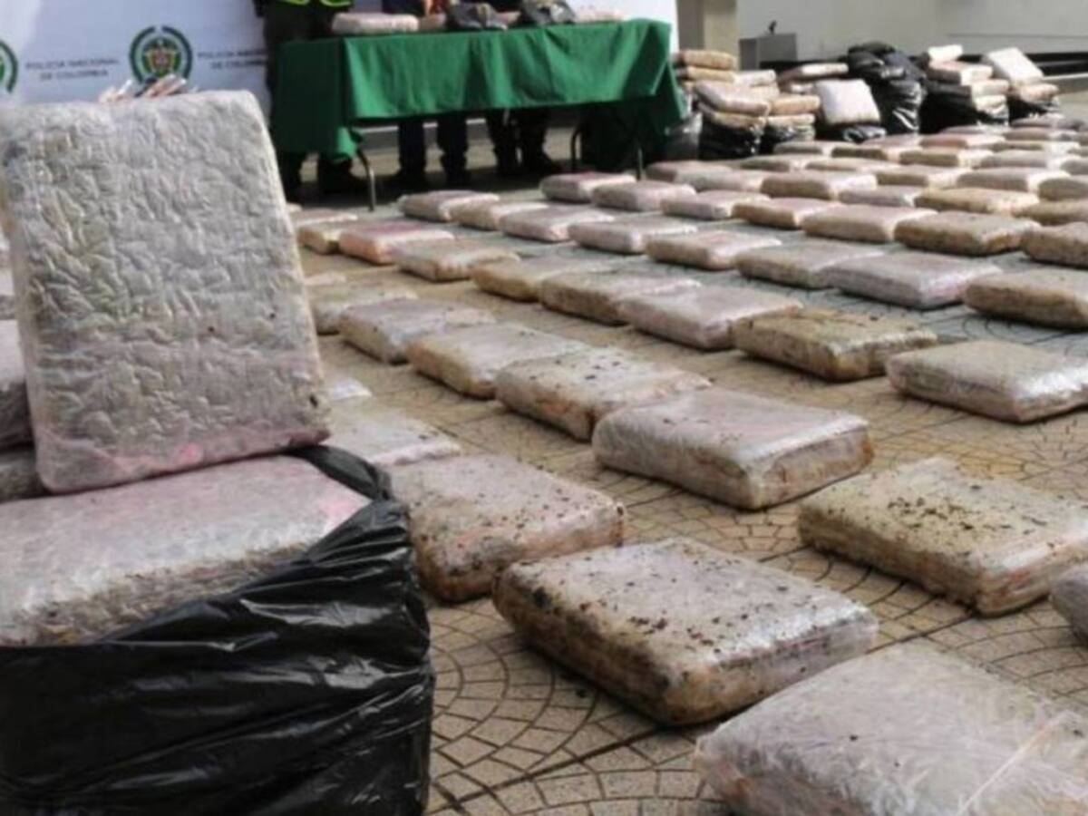 Una tonelada de marihuana tipo cripy fue incautada en vías de Risaralda