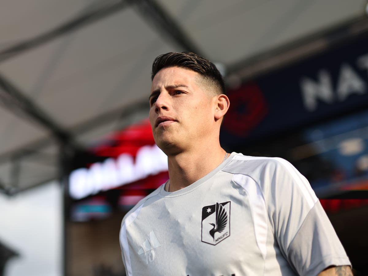 James Rodríguez no vio acción en victoria del Minnesota: ¿cuántos minutos jugados lleva en 2026?