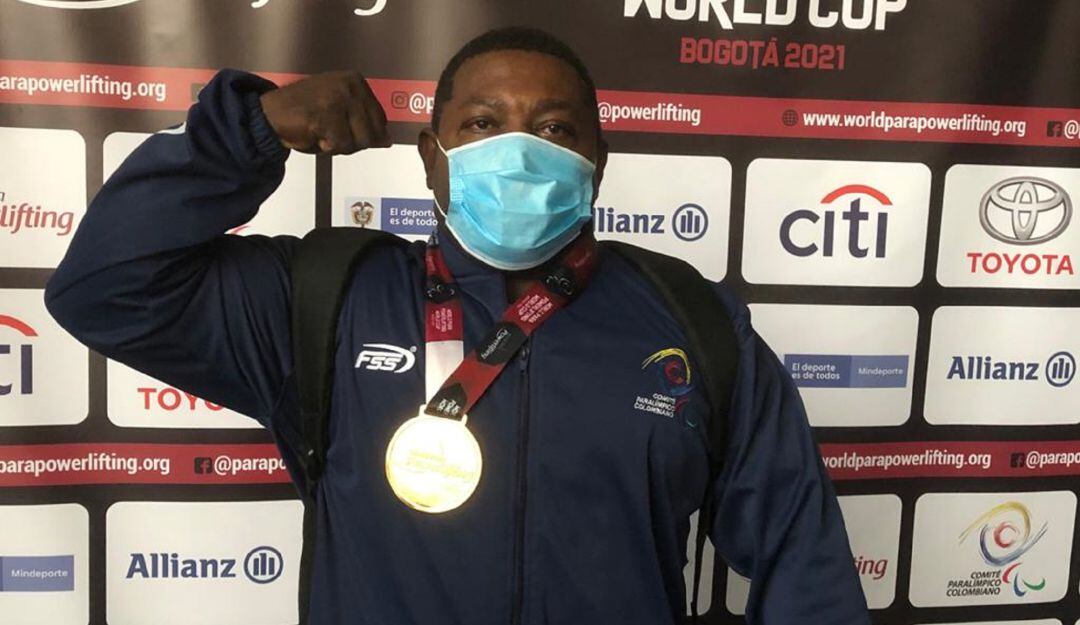 Francisco Palomeque, bronce en la Copa Mundo de Para Powerlifting