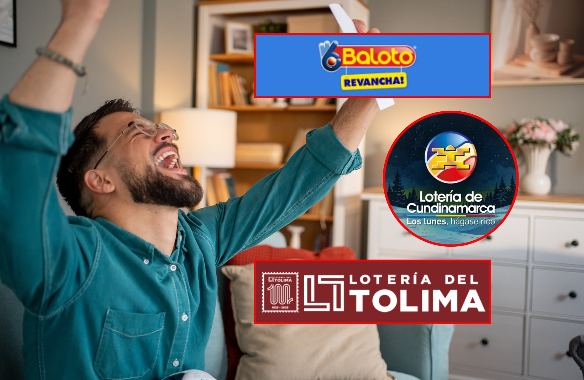 Baloto, Lotería de Cundinamarca y Lotería del Tolima. Fotos: Getty Images /Baloto, Lotería de Cundinamarca y Lotería del Tolima