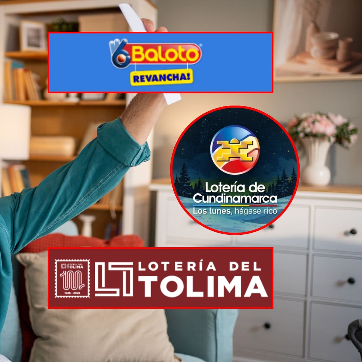 Resultados de las loterías de Cundinamarca, Tolima, ColorLoto y Baloto Revancha HOY 25 de mayo