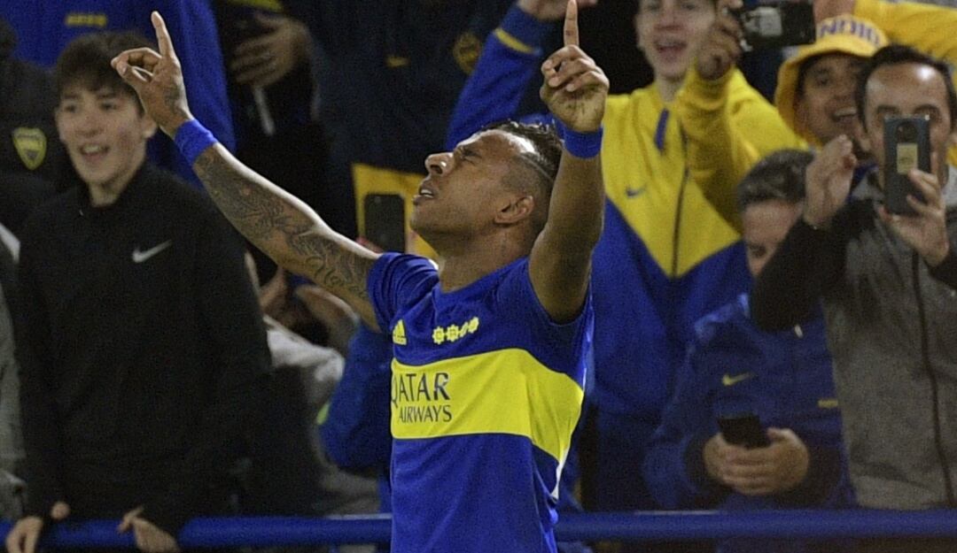 Sebastián Villa viene de marcar un gol en los cuartos de final de la Copa de la Liga de Argentina.