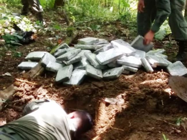 Destruyen una caleta y un laboratorio de cocaína en el Sur de Bolívar