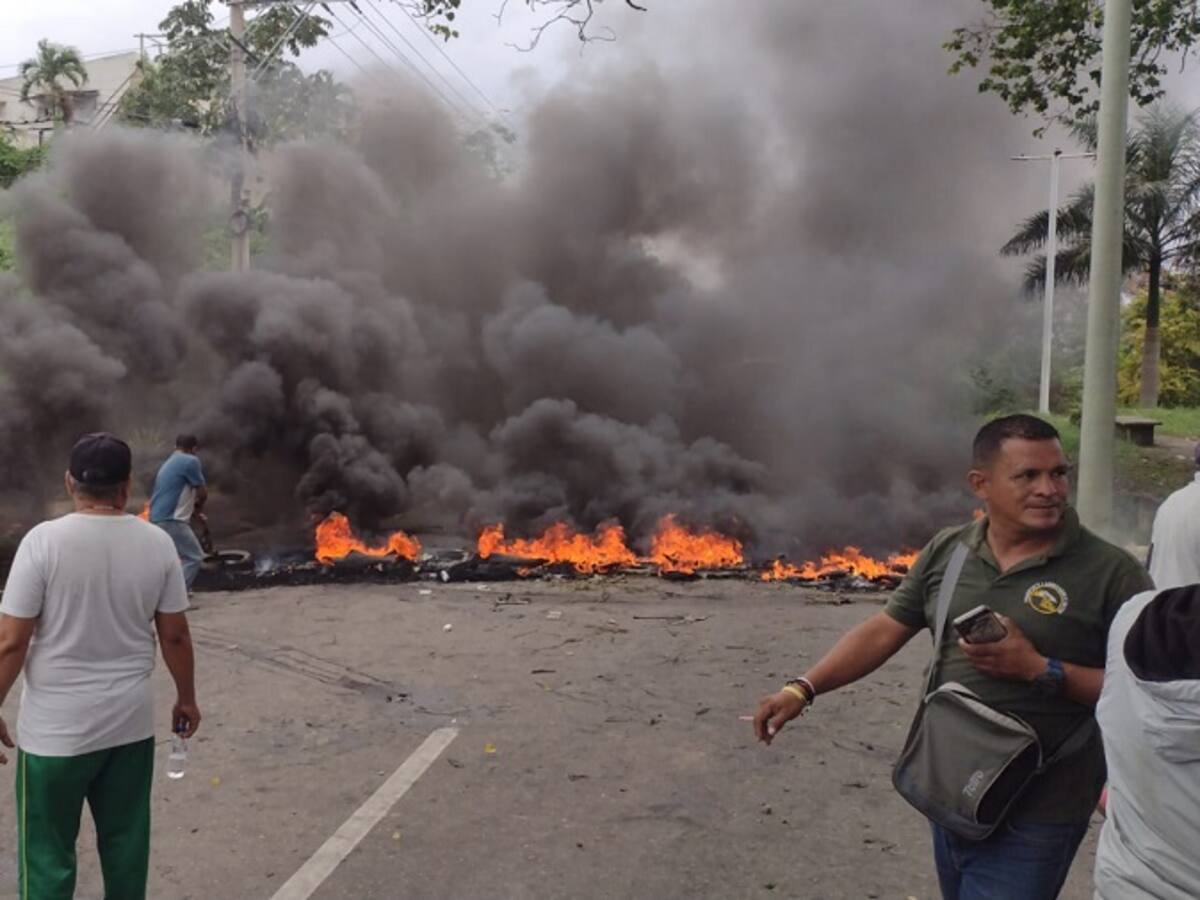 Bloqueos en Troncal de Occidente, Cordialidad y Variante Mamonal contra peaje de Turbaco