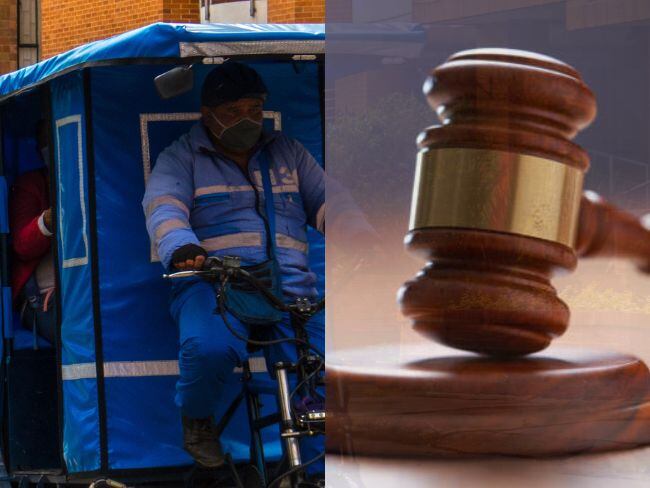 Bicitaxi y un mazo de justicia - Cortesía Getty Images