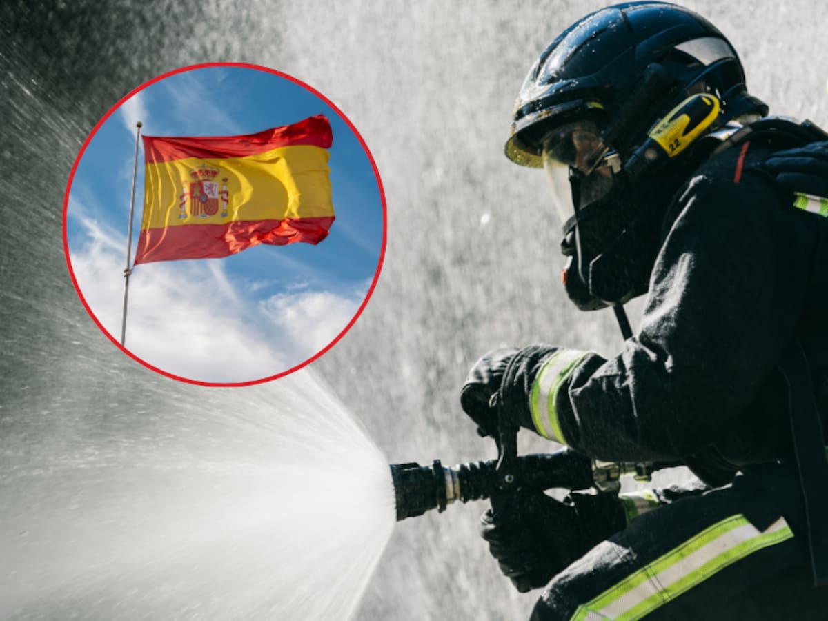 Bomberos avanzan hacia la contención del incendio al norte de Madrid, España
