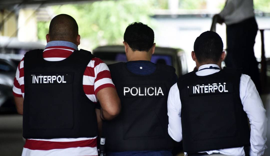 Operativo de la Interpol en Panamá.                    Foto: Getty 