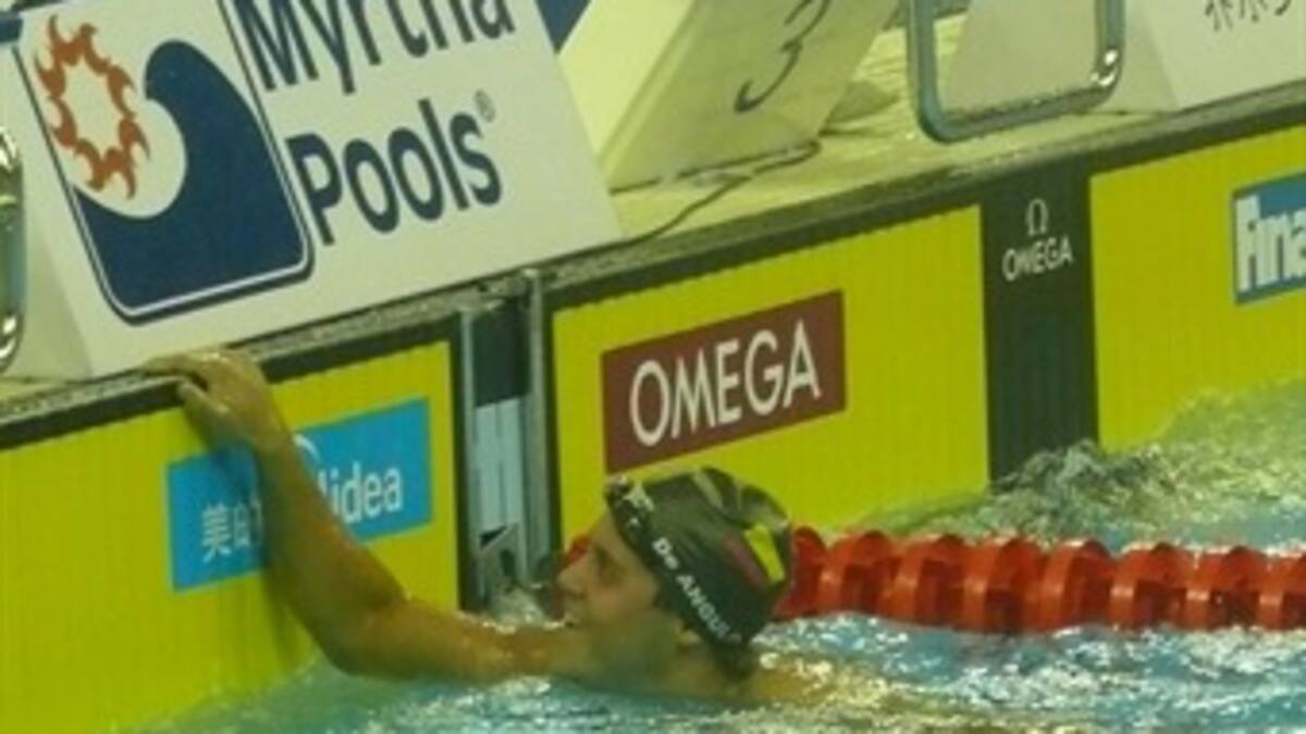 El nadador Mateo de Ángulo impone nuevo registro nacional en Shangai