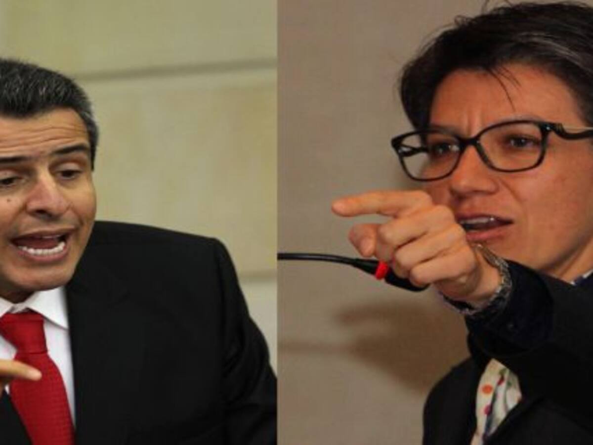 Claudia López y Velasco “agarrados” por el apagón