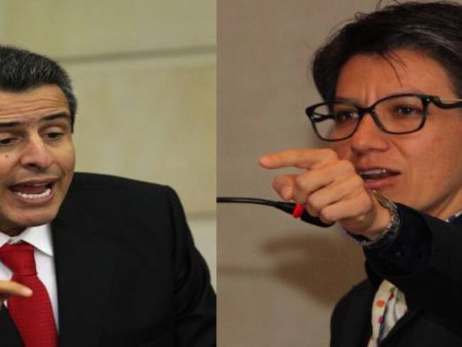 Claudia López y Velasco “agarrados” por el apagón