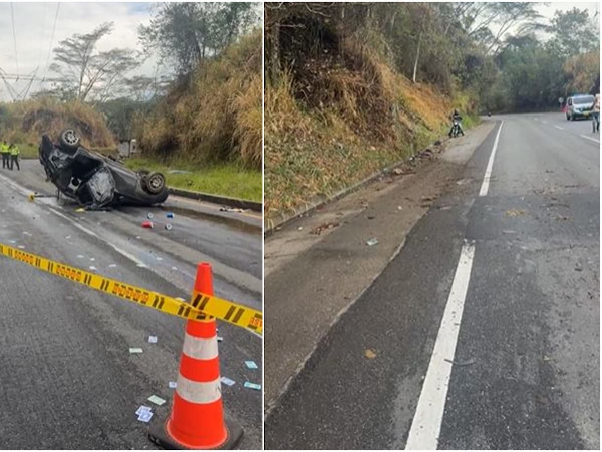 Una persona muerta y una lesionada deja un accidente de tránsito en la variante de Ibagué