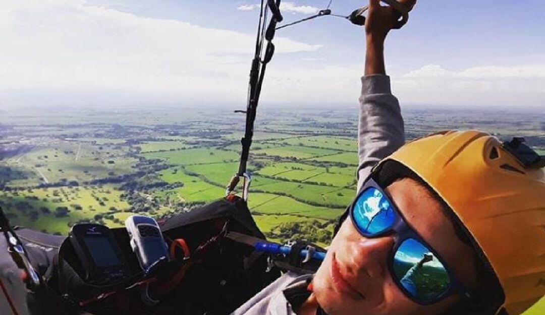 "El vértigo en el parapente no existe, la sensación es de libertad", Yesid Álvarez. 