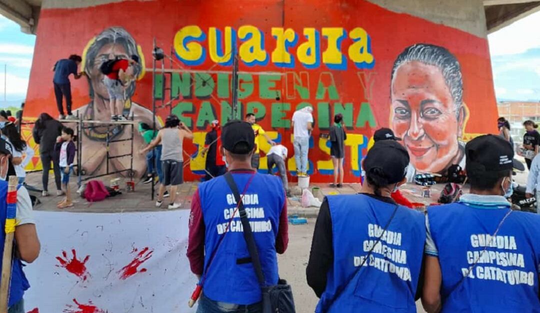 Referencia a la protesta en el Catatumbo