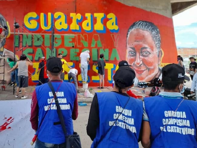 Referencia a la protesta en el Catatumbo