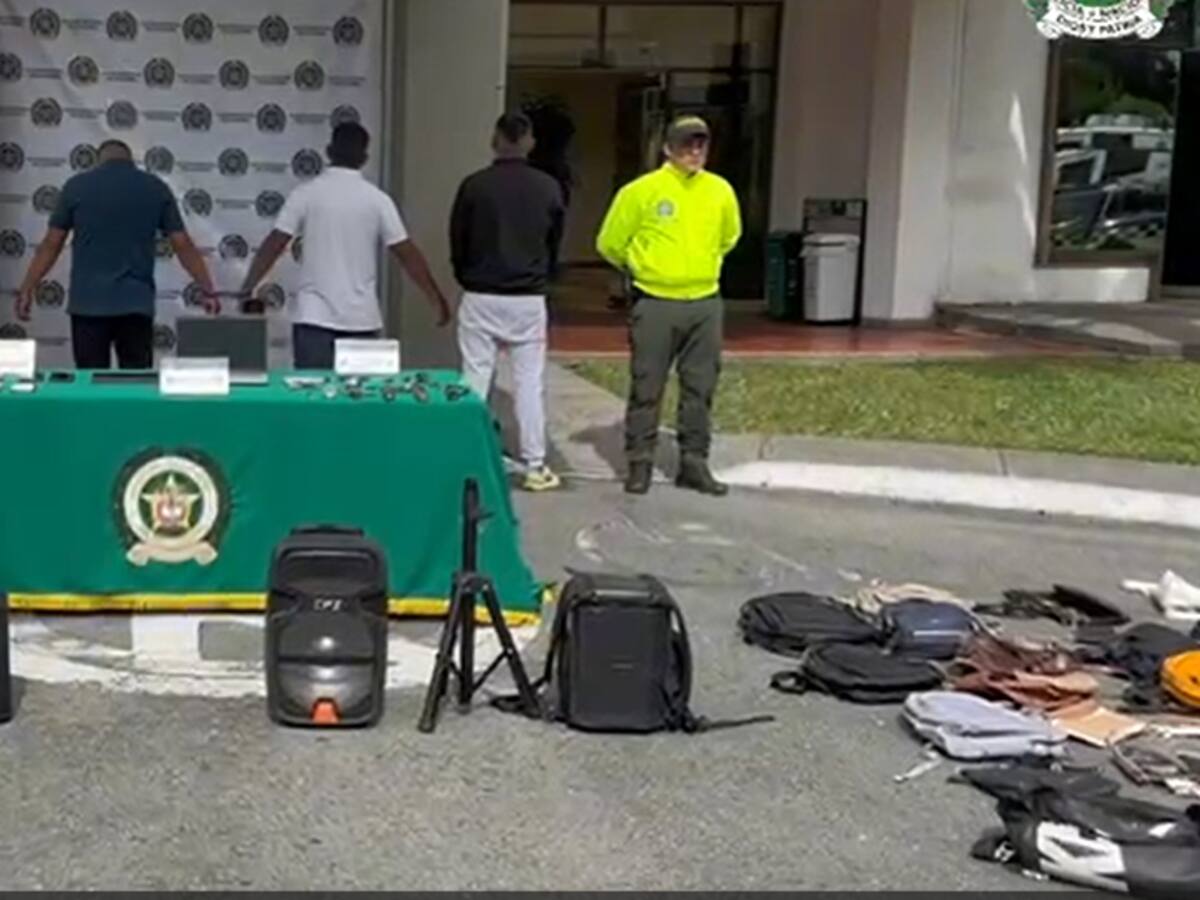 Desde el Quindío, banda delincuencial utilizaba controles universales para robar vehículos