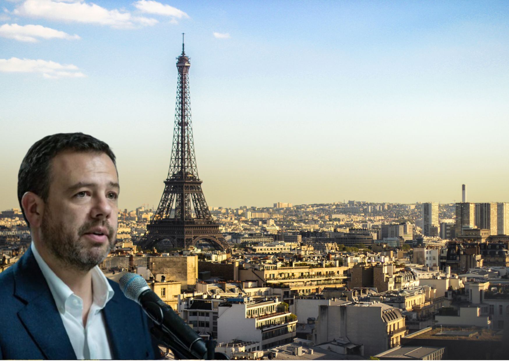 Carlos Fernando Galán en París.