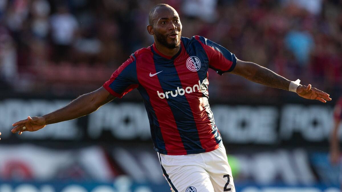 Video: Diego Herazo y su primer gol con San Lorenzo en modo ‘Lukaku colombiano’
