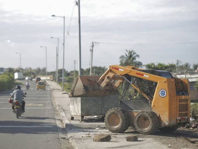Intervenidos 4,5 km de vía Perimetral de Cartagena
