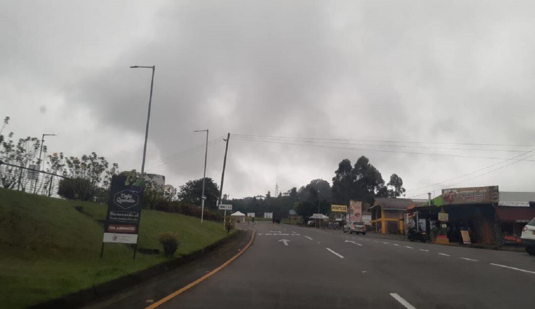 Autopistas del café, cruce hacía el municipio de Filandia, Quindío