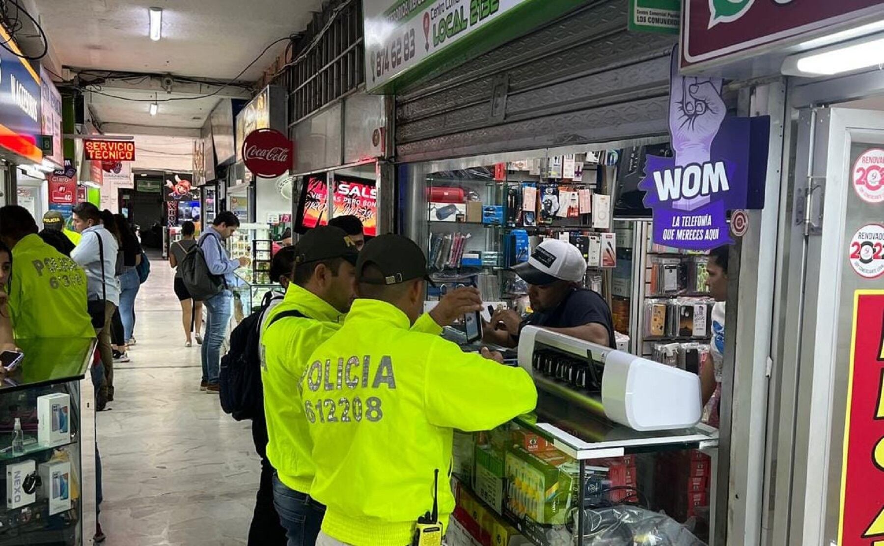 Locales de venta y arreglo de celulares en Neiva fueron investigados