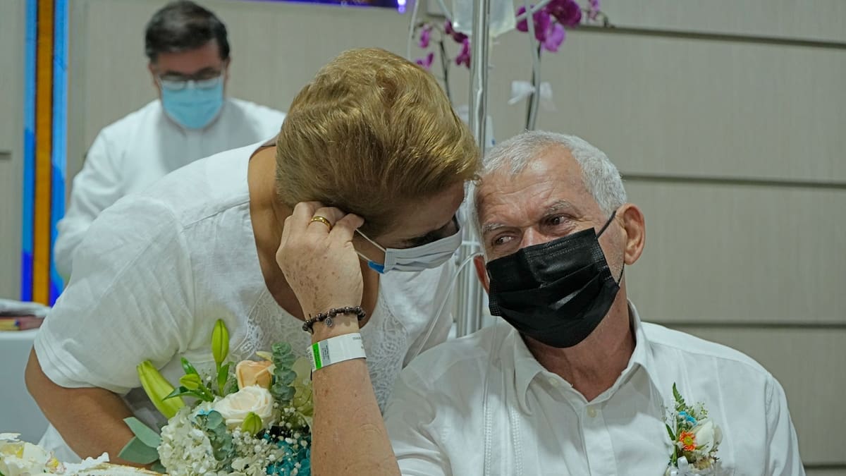Pareja se casó en el Hospital Internacional de Colombia