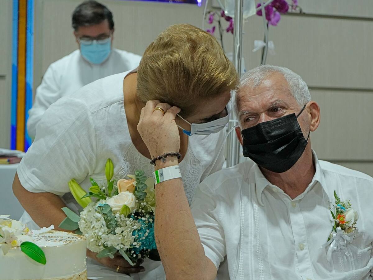 VIDEO: Pareja se casó en el Hospital Internacional de Colombia