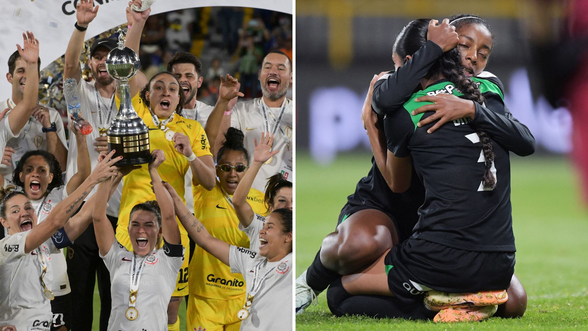 Copa Libertadores femenina 2023, Corinthians campeón, Atlético Nacional tercer puesto. Créditos: Getty