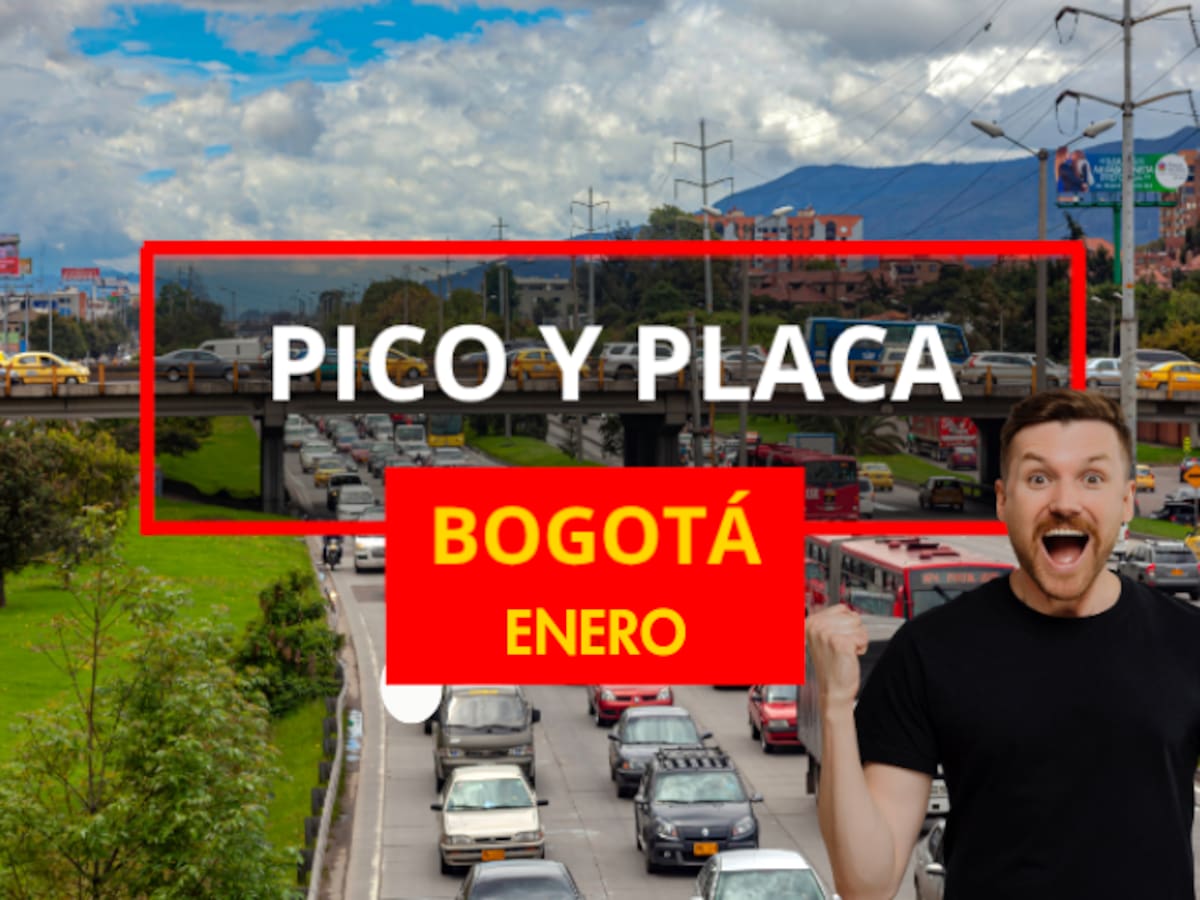 Pico y placa en Bogotá semana del 05 al 11 de enero 2026: Vehículos que no circulan y excepciones