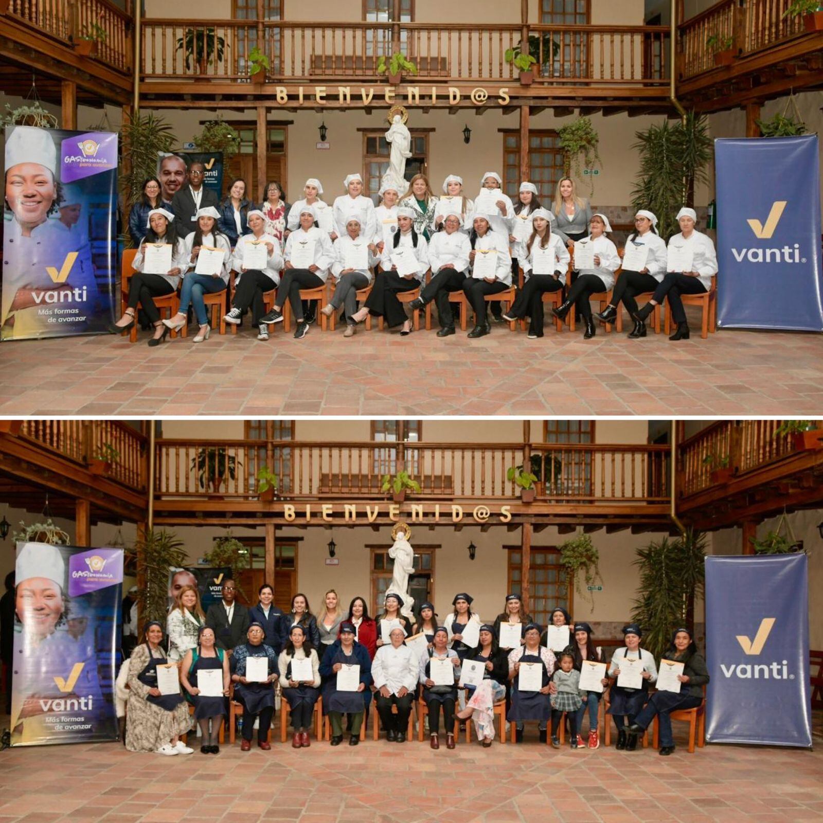 Ellas son las 40 mujeres que se formaron con Vanti. Imagen | Caracol Radio