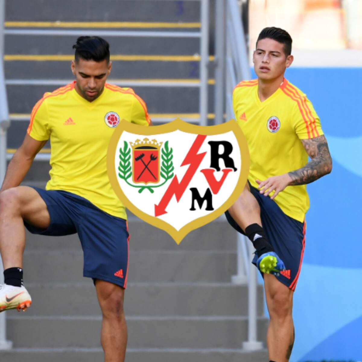 James Rodríguez recordó a Falcao en su presentación con Rayo Vallecano: “Es un ídolo”