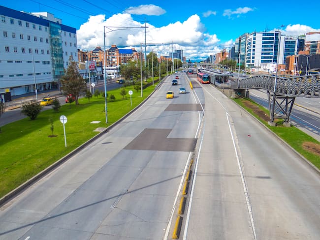 Avenida Norte en Bogotá. Foto vía Getty Images