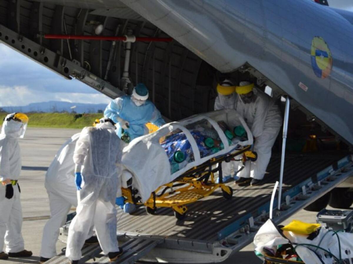 FAC dispone de flota aérea para traslado de pacientes con Covid