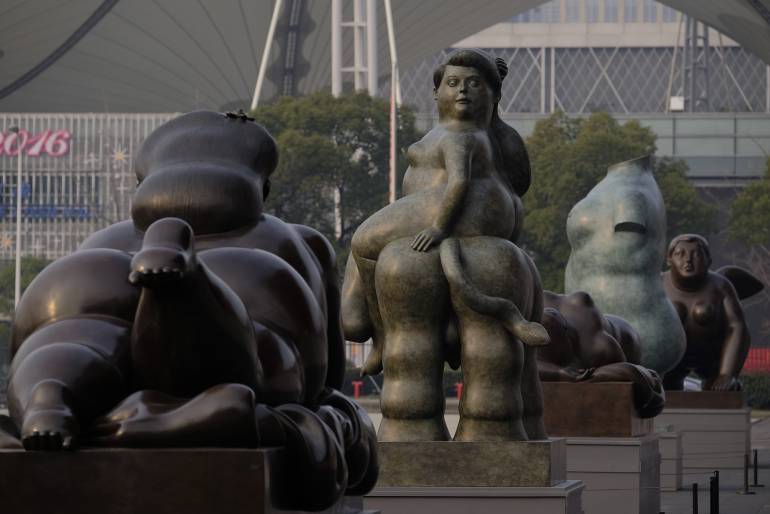 Obras del maestro antioqueño Fernando Botero. 