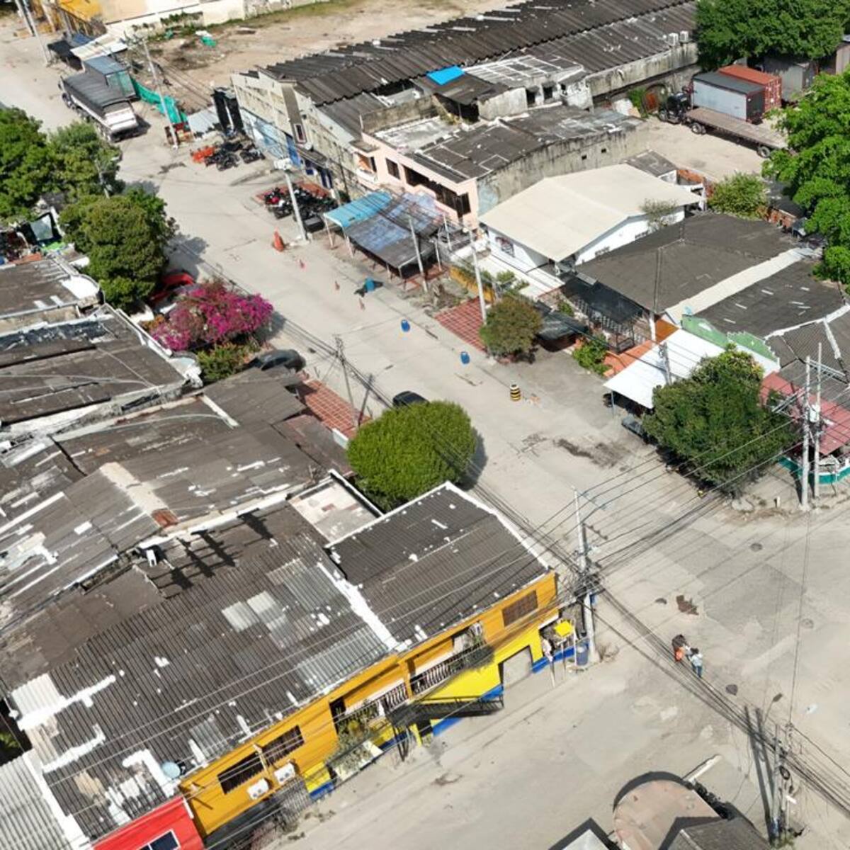 Intervención histórica de la vía de Manzanillo, en El Bosque