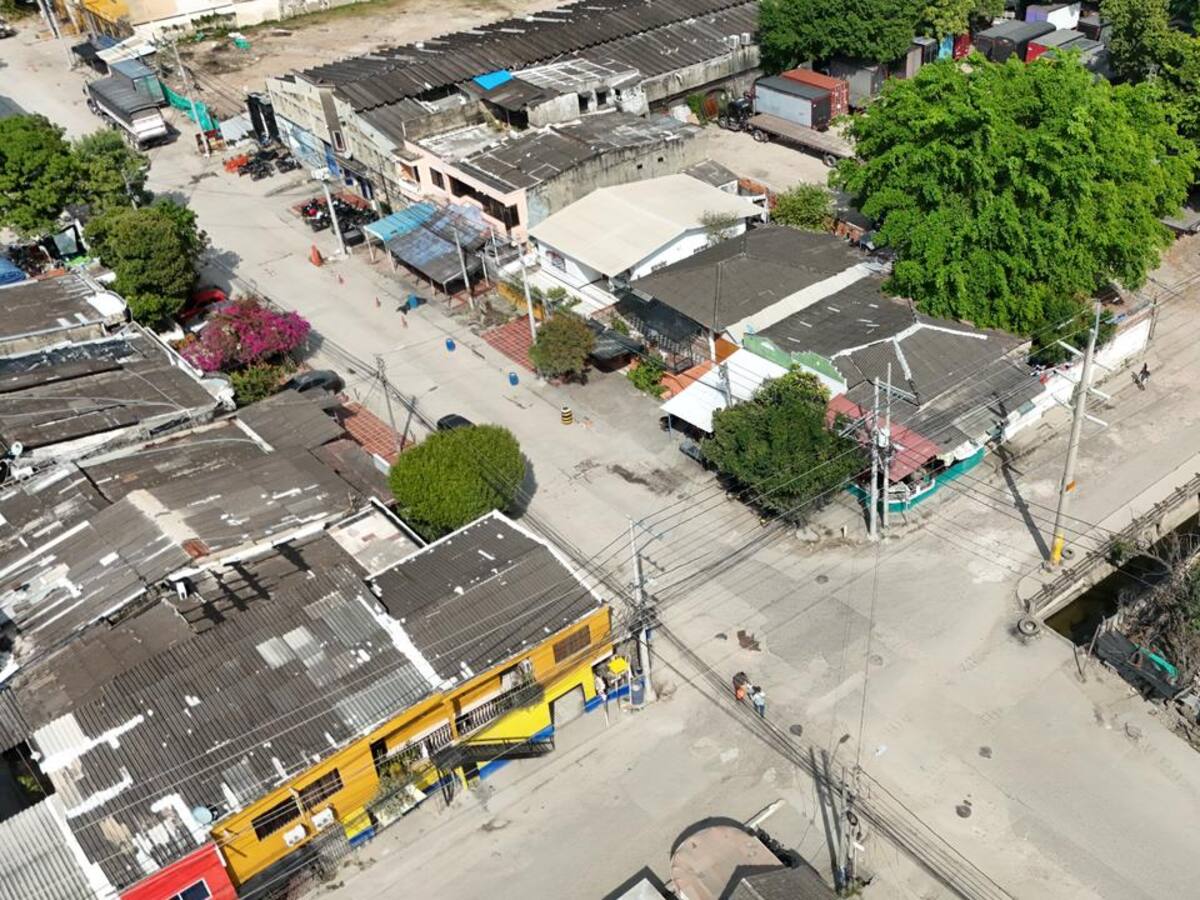 Intervención histórica de la vía de Manzanillo, en El Bosque