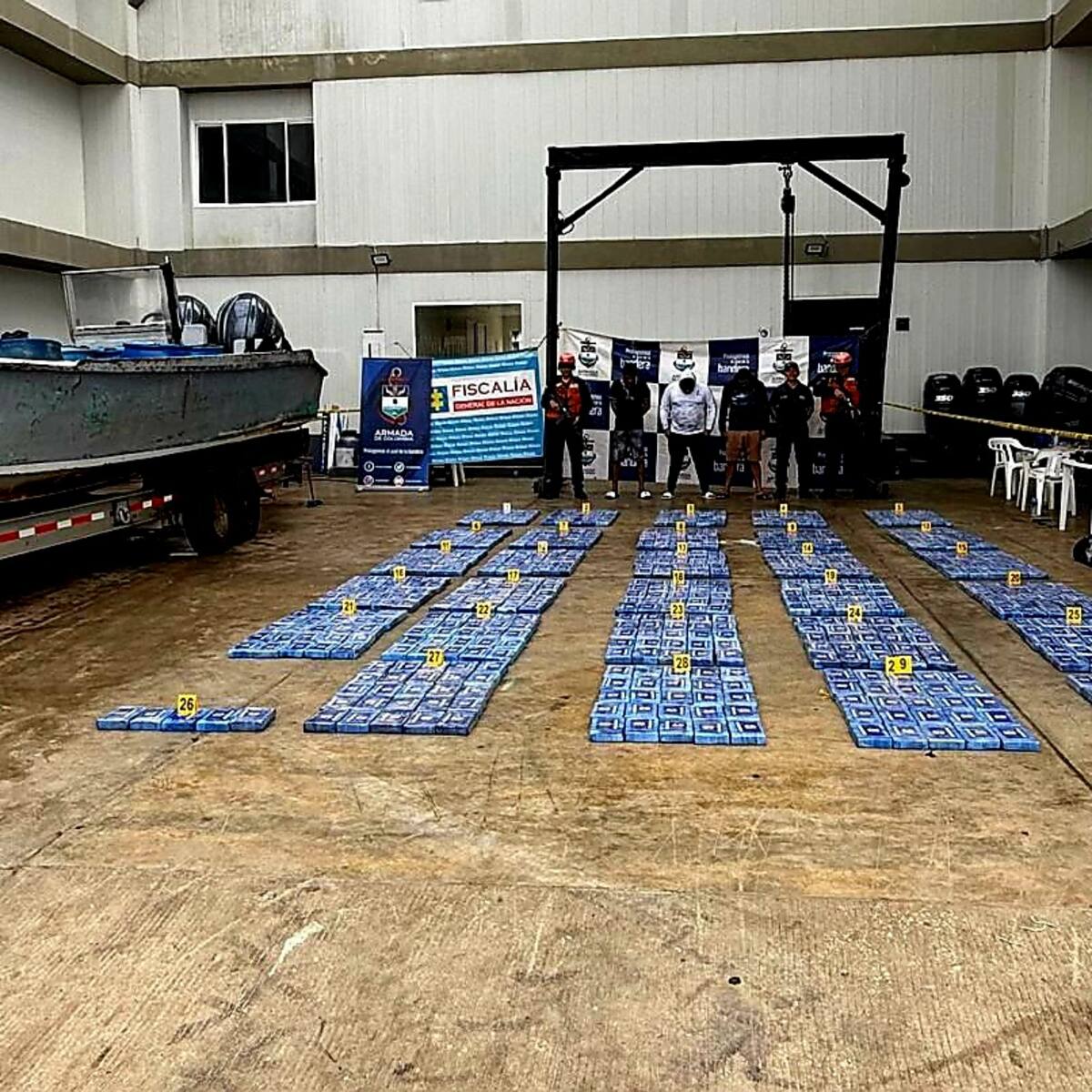 En el mar de Urabá fue incautada cerca de una tonelada de cocaína valorada en USD 35 millones
