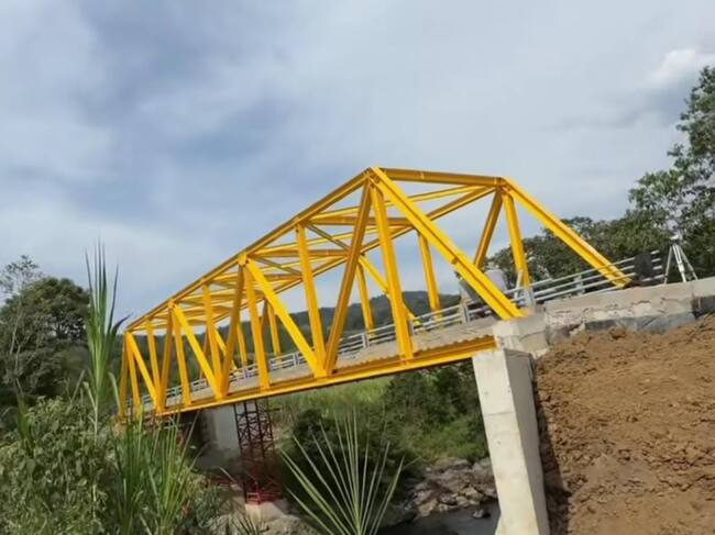La inauguración del puente El Triunfo se realizará este sábado 3 de octubre de 2026, con la presencia de los alcaldes de Moniquirá y San José de Pare y el gobernador de Boyacá Carlos Amaya / Foto: Suministrada.
