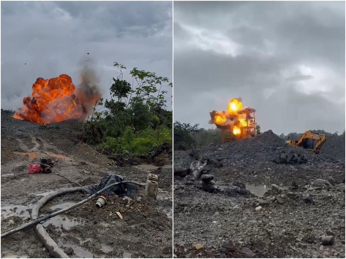 Destruyen complejo minero que producía más de $15 mil millones a las disidencias en el Tolima