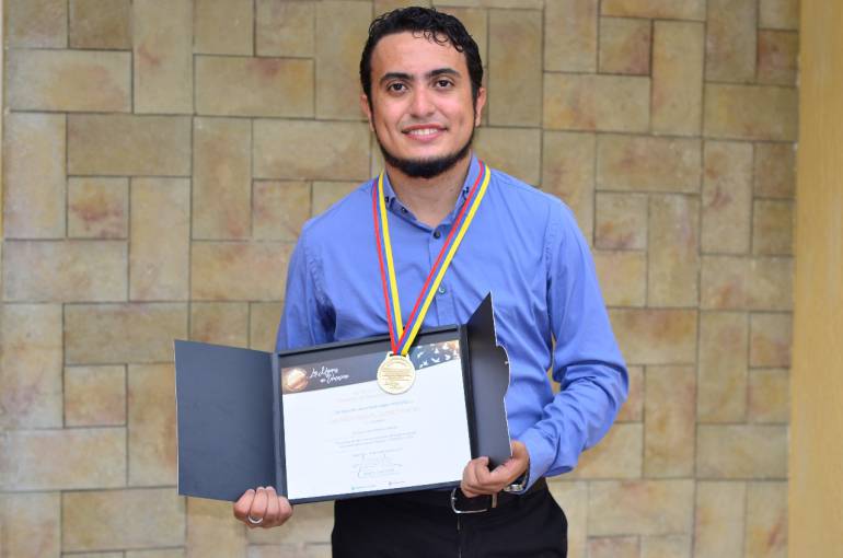 Germán Gómez, el barranquillero con mejor puntaje de derecho en las Pruebas Saber a nivel nacional.