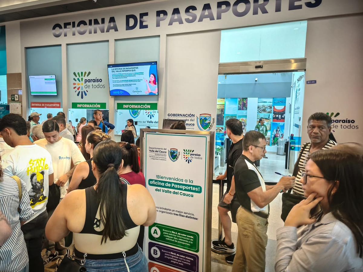 Falla del sistema de Cancillería afecta tramite de pasaportes en Cali y Valle del Cauca