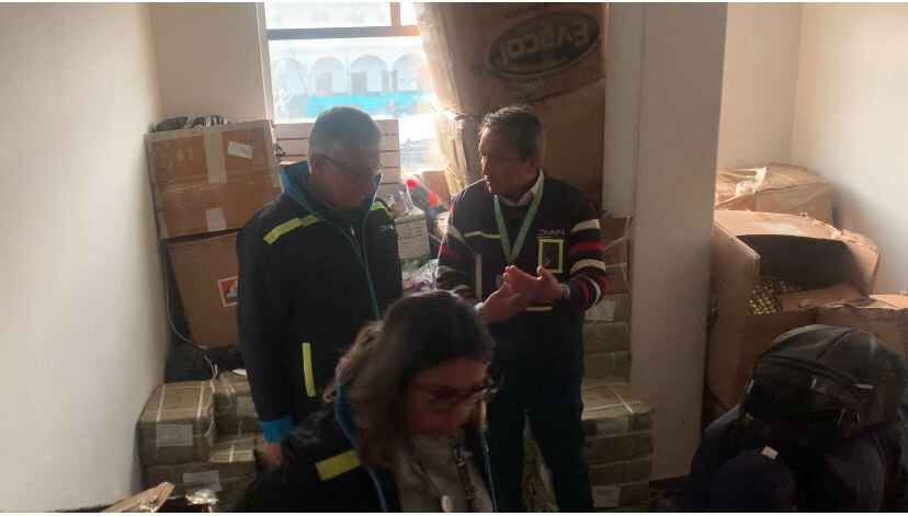 Dian realiza un operativo contra el contrabando en 13 ciudades de Colombia.