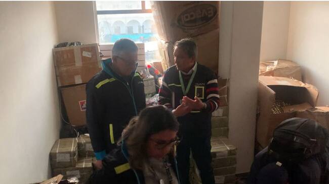 Dian realiza un operativo contra el contrabando en 13 ciudades de Colombia.