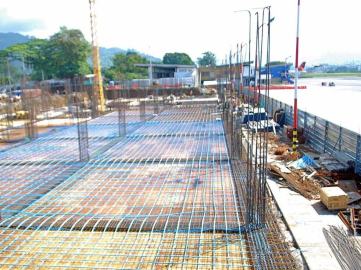 Obras del Aeropuerto Internacional Matecaña avanzan en un 30%