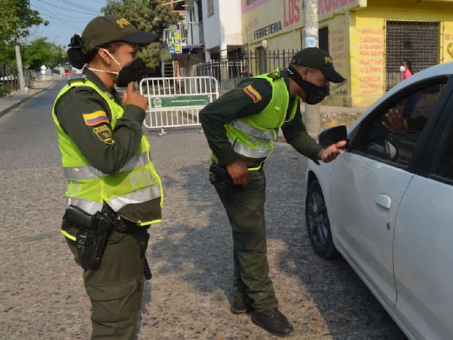 Policía de Cartagena impone 81 comparendos por incumplir cuarentena