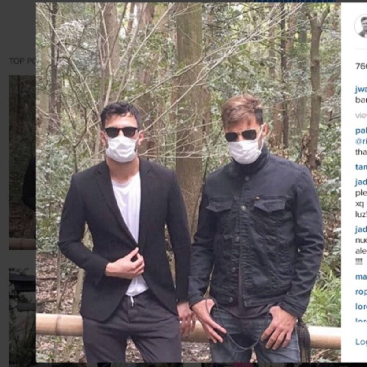 Ricky Martin pasea en Tokio con el que sería su nuevo novio