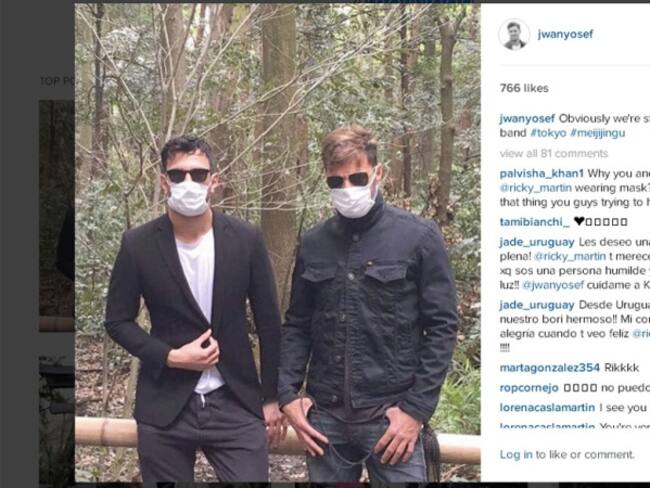 Ricky Martin pasea en Tokio con el que sería su nuevo novio