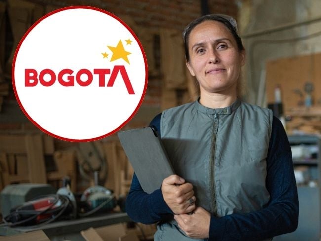 Imagen de refrencia, foto Gettyimages, Canva y logo de la Alcaldía de Bogotá.