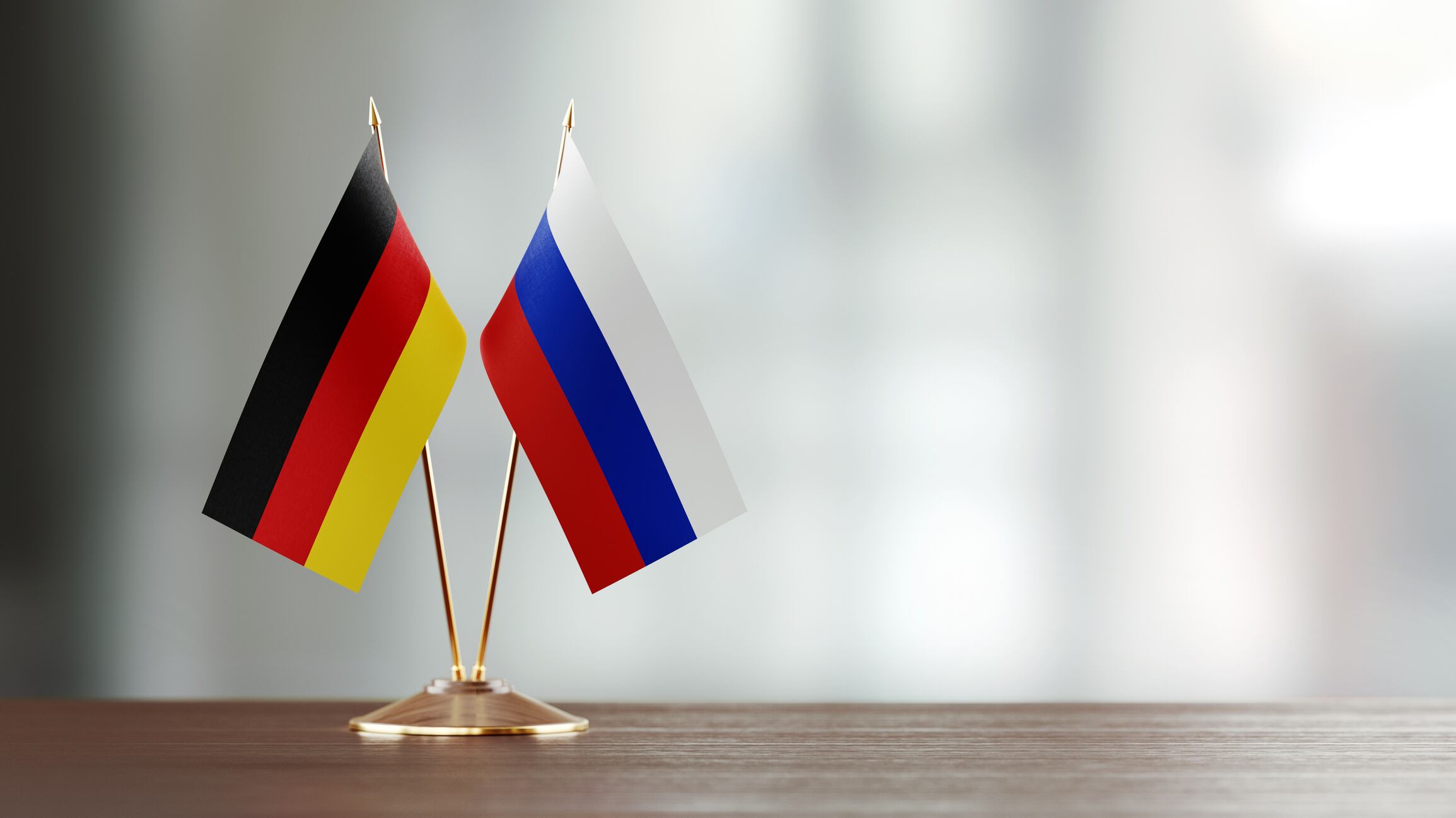 Banderas Alemania y Rusia. Foto: Getty Images