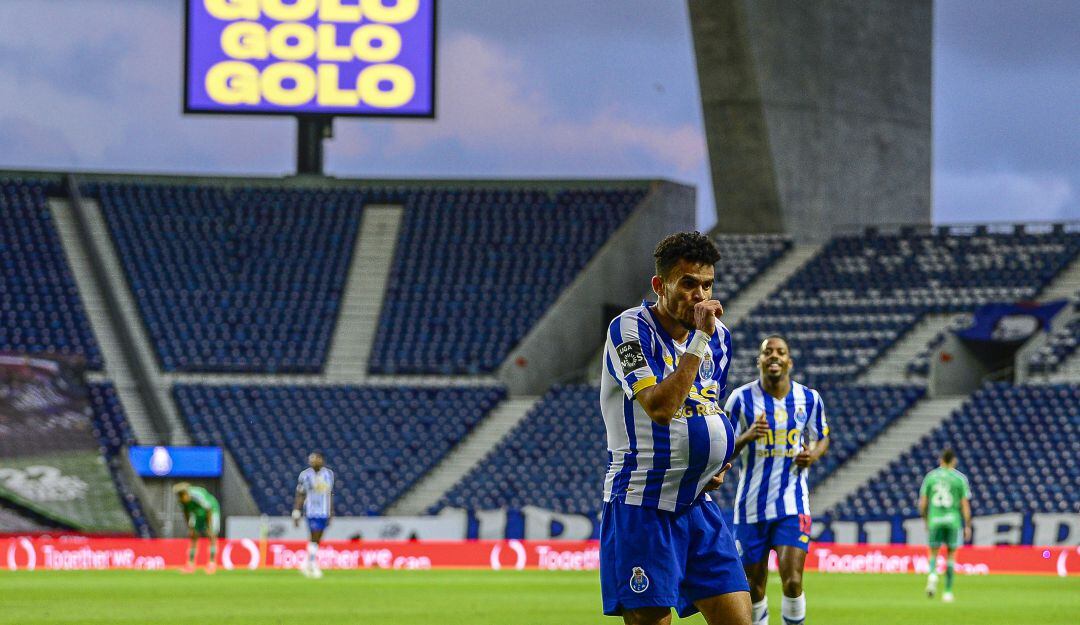 Luis Díaz llegó a 10 goles con la camiseta del Porto esta temporada.