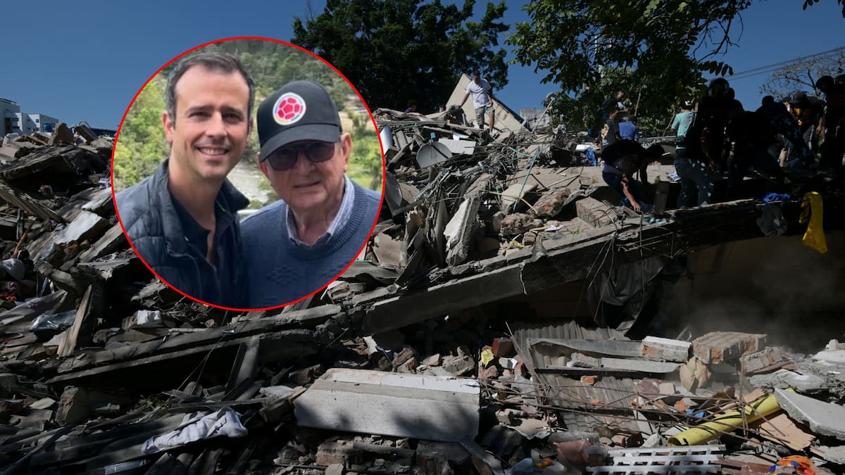 El periodista José Fernando Patiño, habla sobre el fallecimiento de su padre Darío Patiño Rivera tras el terremoto
